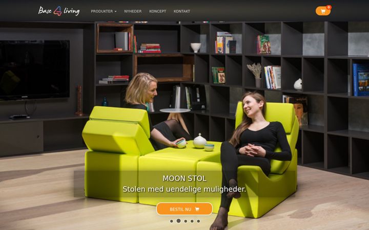 Screenshot of base4living.com