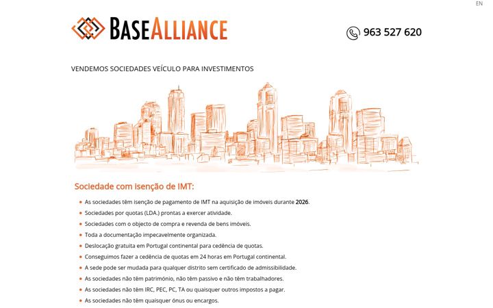 Screenshot of basealliance.pt