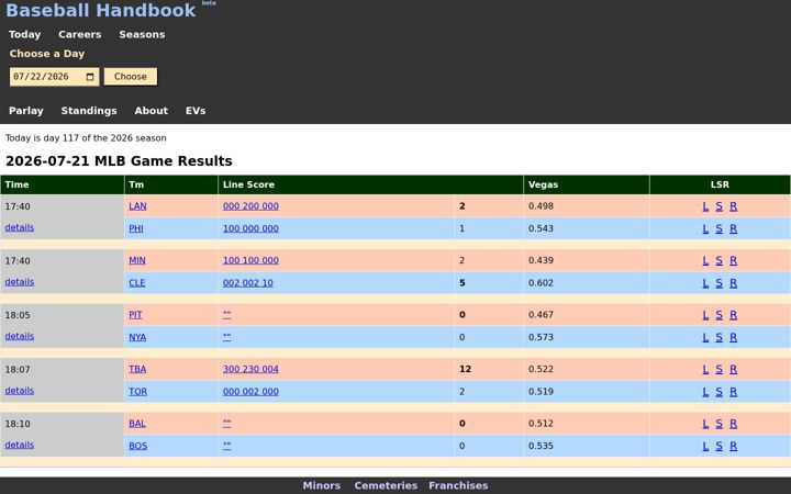 Screenshot of baseball-handbook.com