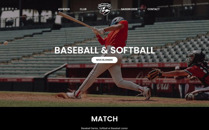 Screenshot of baseballbesancon.com