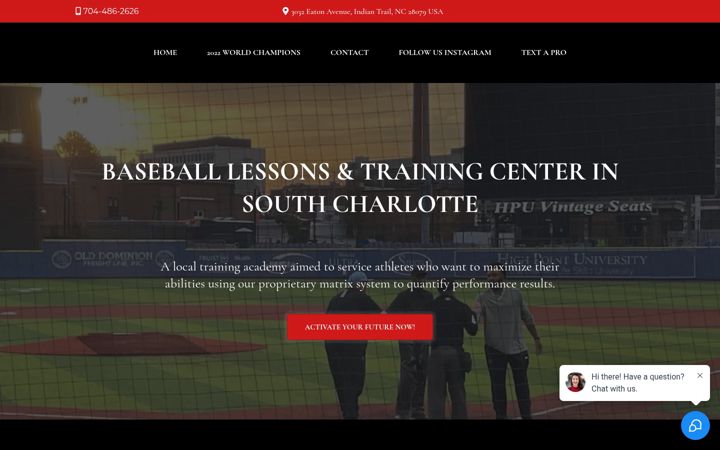 Screenshot of baseballdreammakers.com