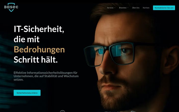 Screenshot of basec.de
