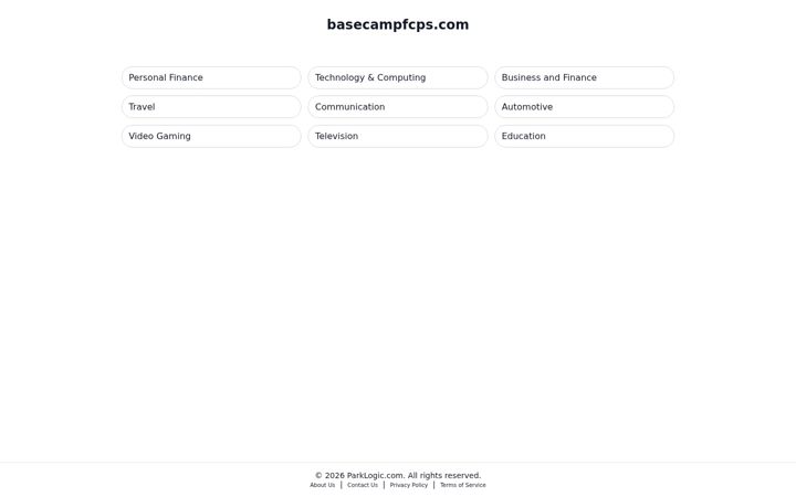 Screenshot of basecampfcps.com