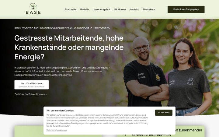 Screenshot of basecoaching.de