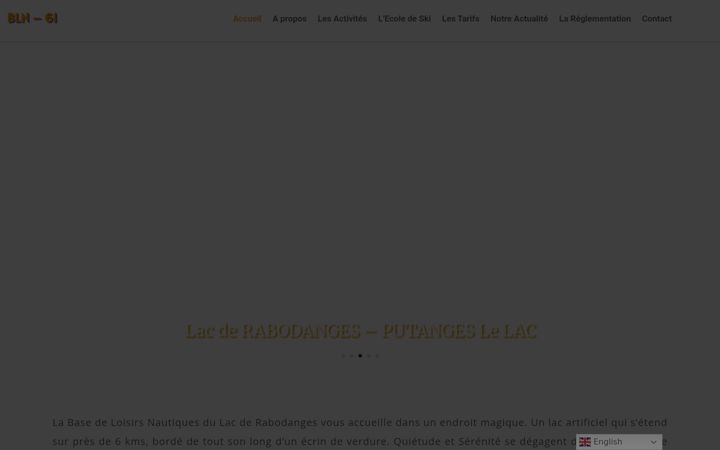 Képernyőkép: basedeloisirsnautiques61.fr