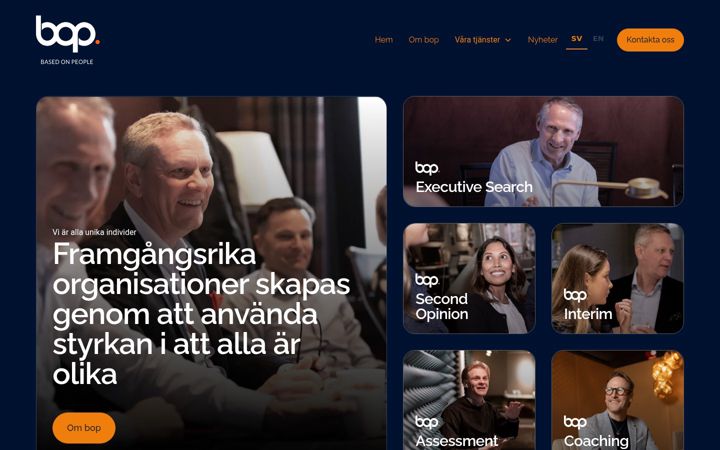 Screenshot of basedonpeople.se