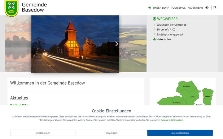 Screenshot of basedow-sh.de