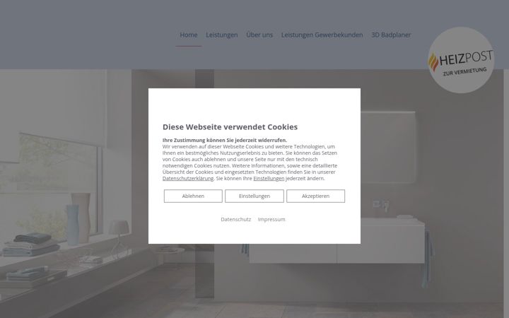 Screenshot of basel-haustechnik.de
