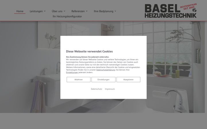 Screenshot of basel-heizungstechnik.de