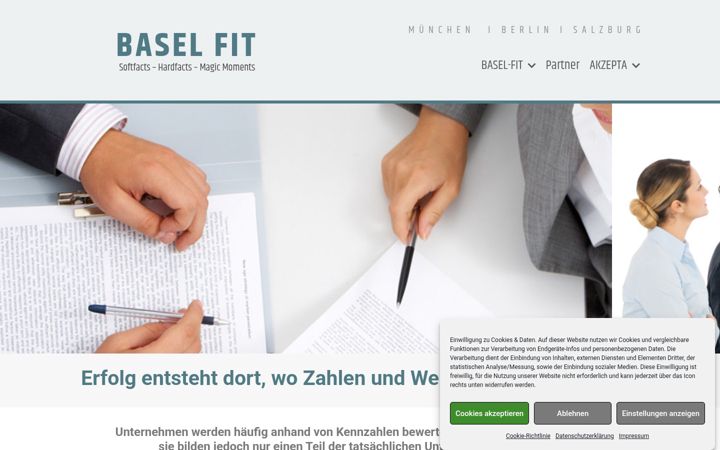 Screenshot of basel2fit.com