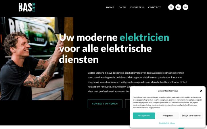 Zrzut ekranu baselektro.nl
