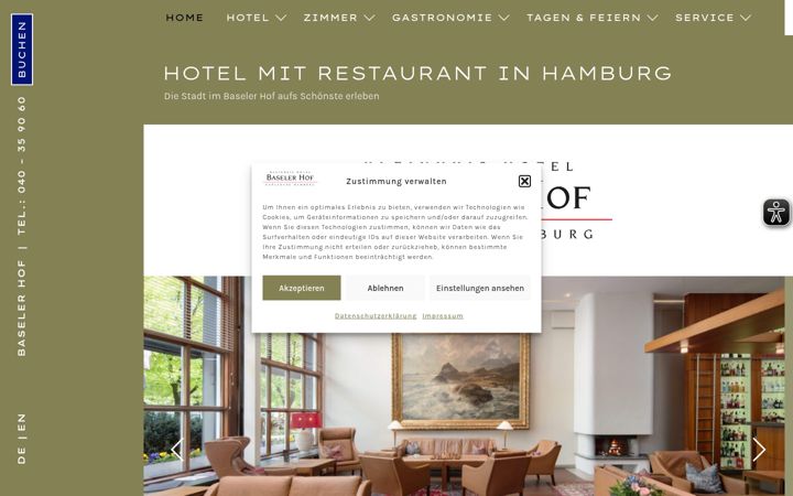 Screenshot of baselerhof.de