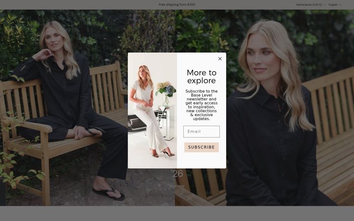 Screenshot of baselevelfashion.com