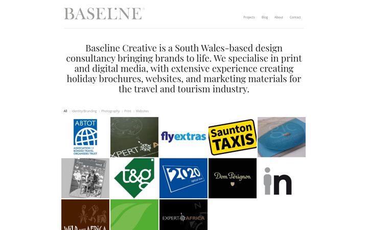 Screenshot of baseline.co