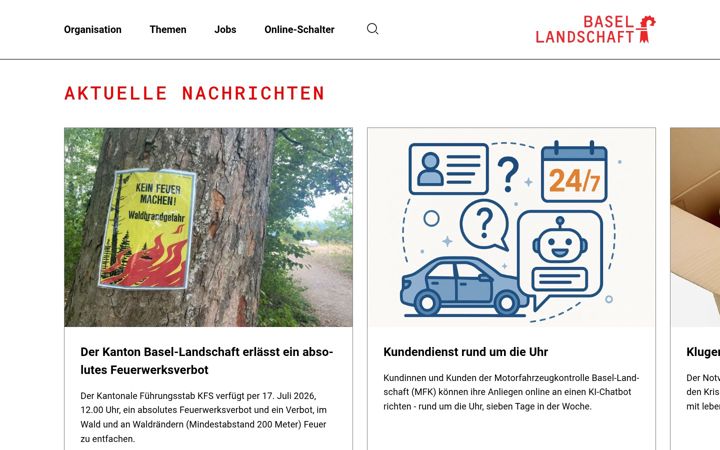 Screenshot of baselland.ch