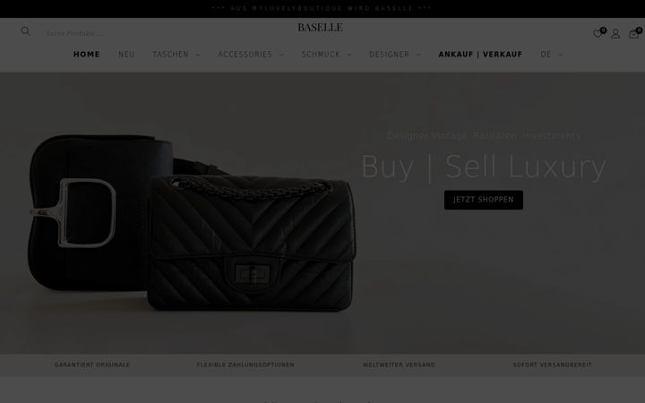 Screenshot of baselle.com