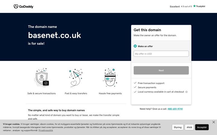 Screenshot of basenet.co.uk