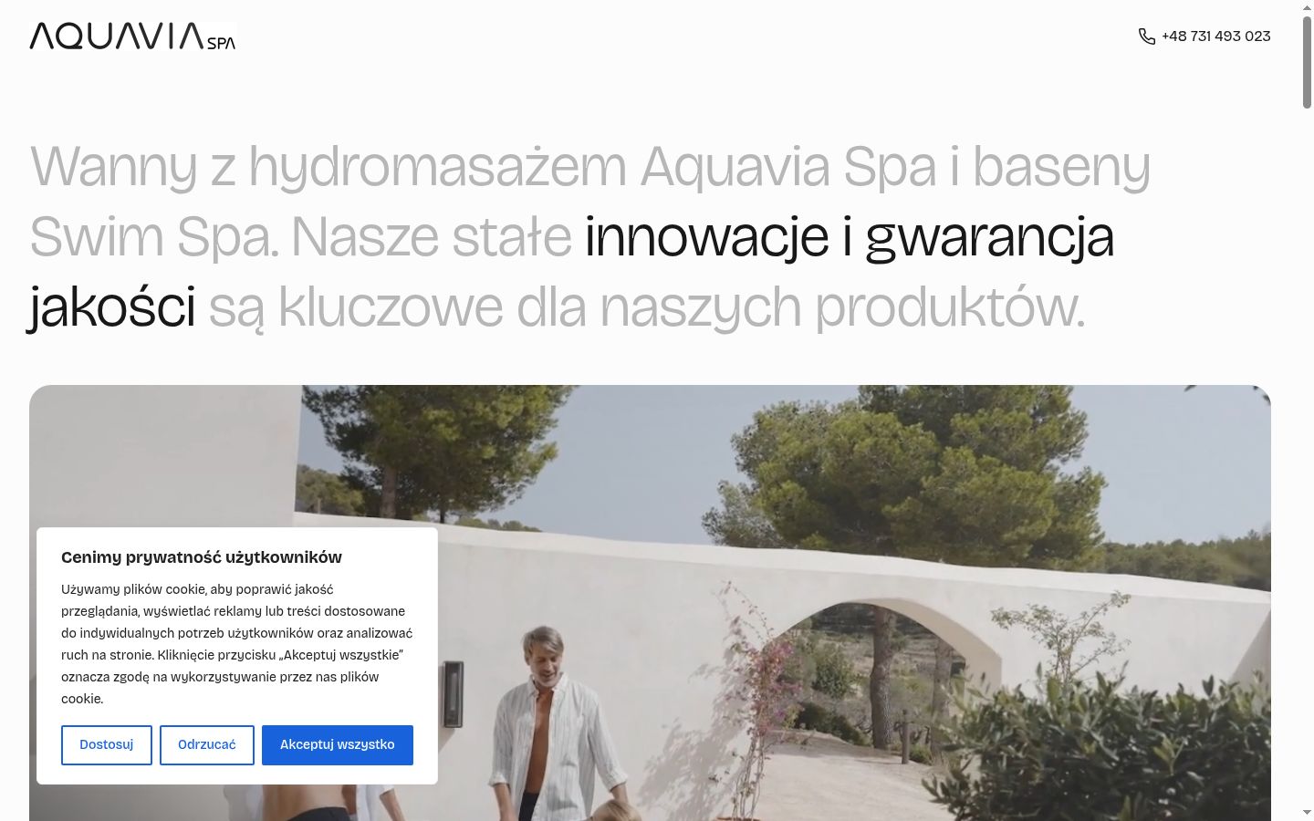 Képernyőkép a bármilyen interakció előtt megjelenő hozzájárulási bannerről