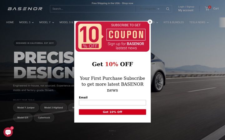 Screenshot of basenor.com