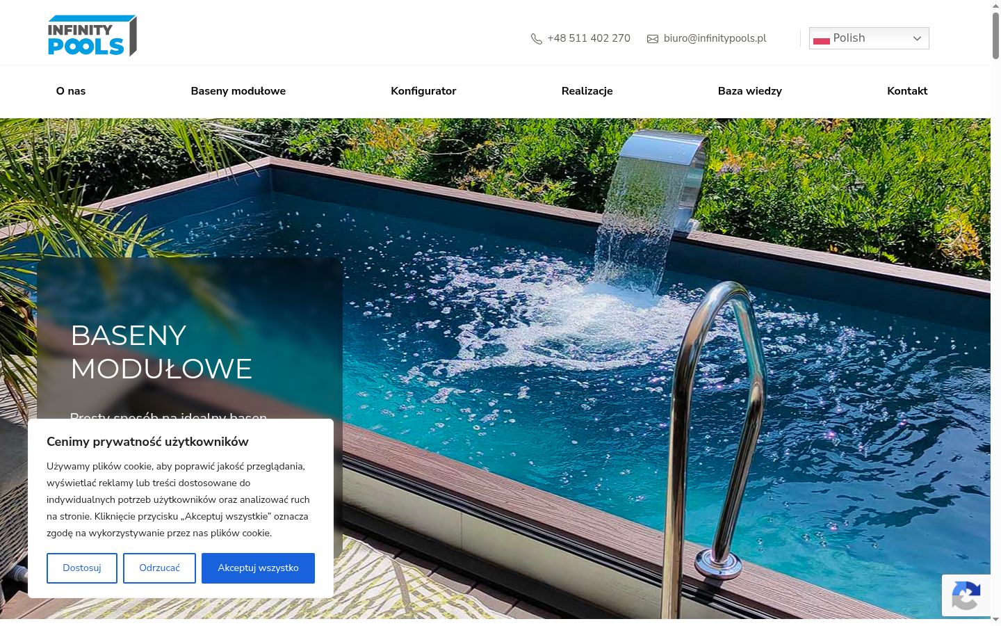 Screenshot des Einwilligungsbanners vor jeglicher Interaktion