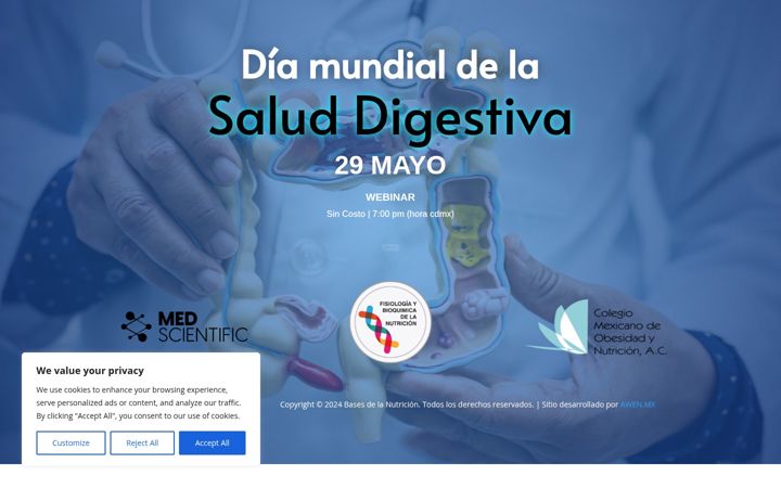 Screenshot of basesdelanutricion.com