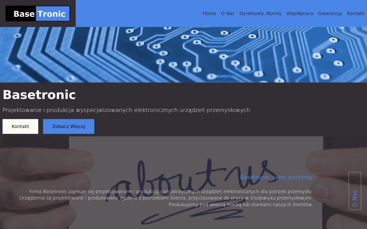 Screenshot of basetronic.com