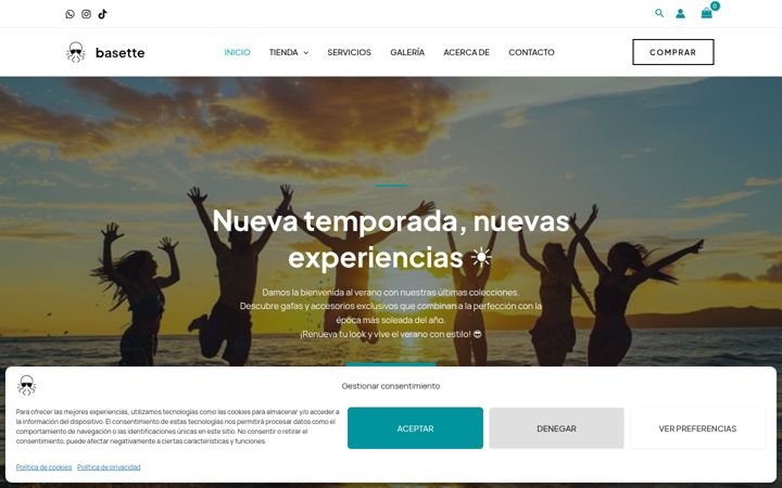 Screenshot of basette.eu