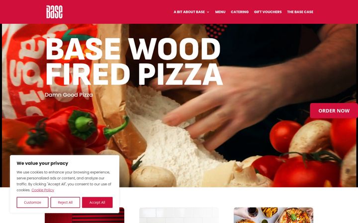 Screenshot of basewfp.com