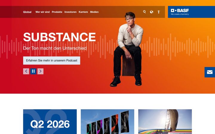 Screenshot stránky basf.de