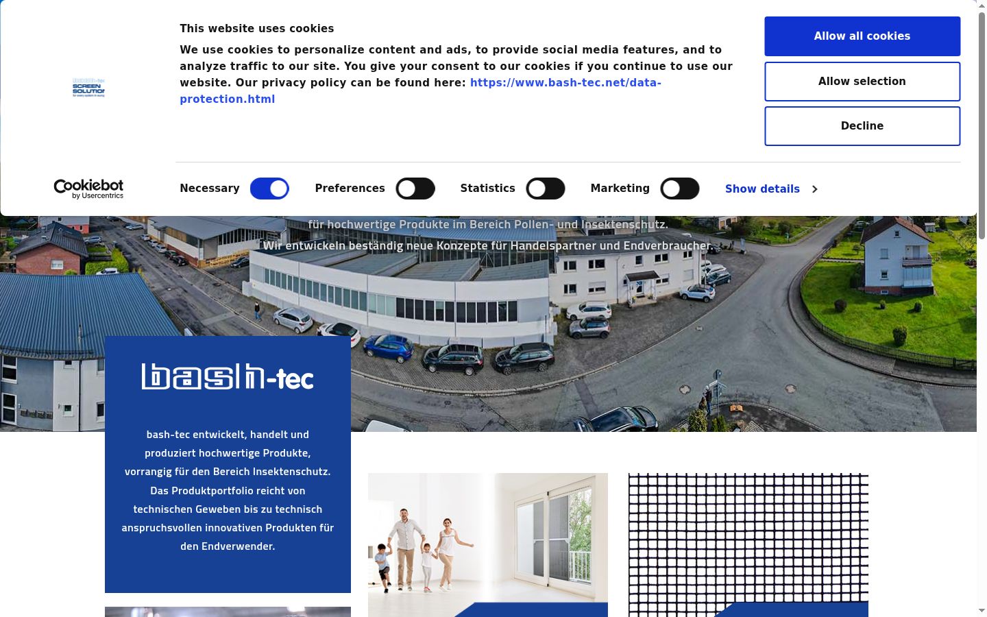 Screenshot tal-banner tal-kunsens muri qabel kwalunkwe interazzjoni