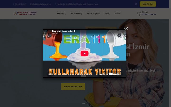 Screenshot of bashaliyikama.com.tr