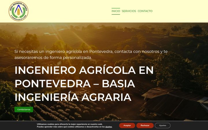 Screenshot of basiaingenieriaagraria.com