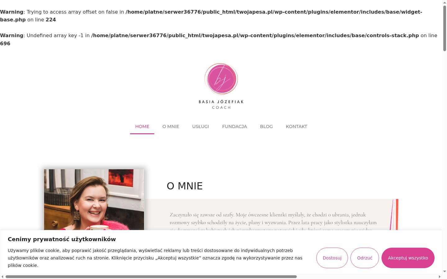 Capture d'écran de la bannière de consentement affichée avant toute interaction