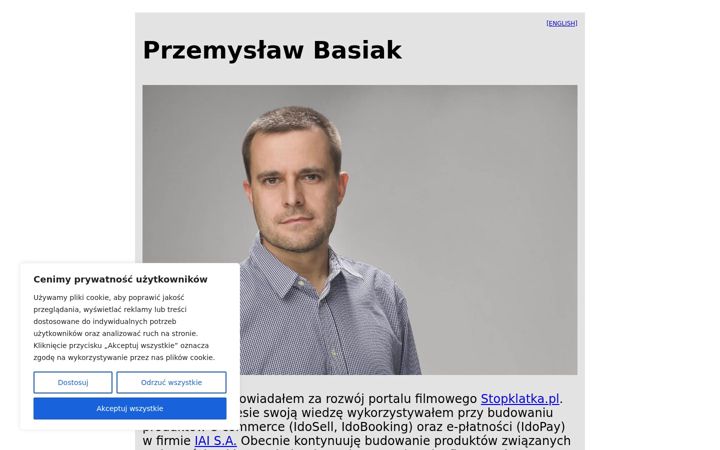 Screenshot of basiak.com