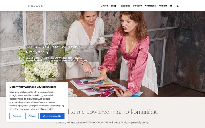 Screenshot of basiakawka.pl
