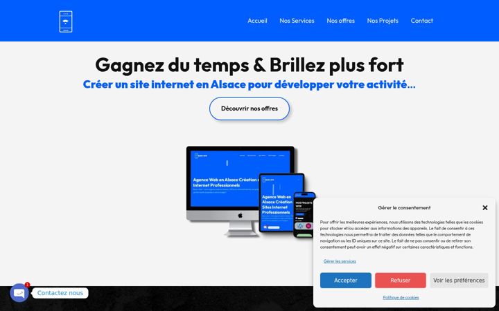 Screenshot of basic-site.fr