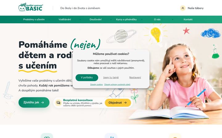 Screenshot of basic.cz