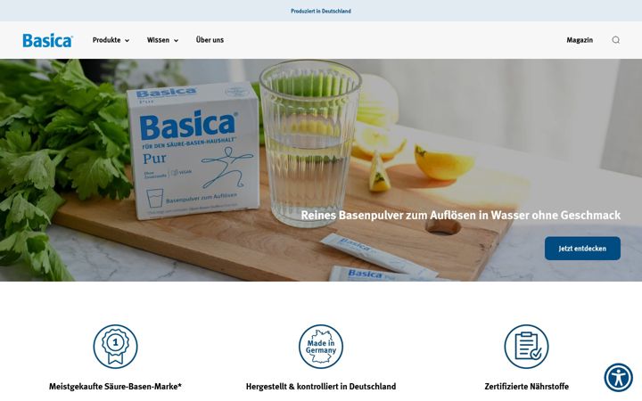 Screenshot of basica.com