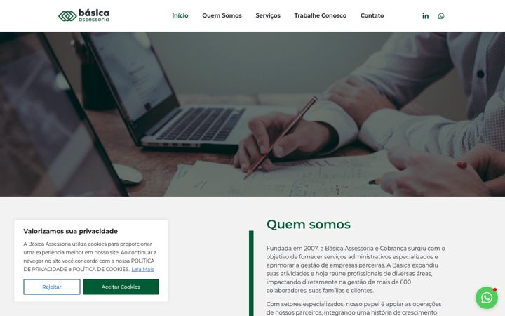Screenshot of basicaadmin.com.br