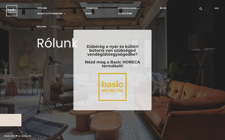 Screenshot of basiccollection.hu