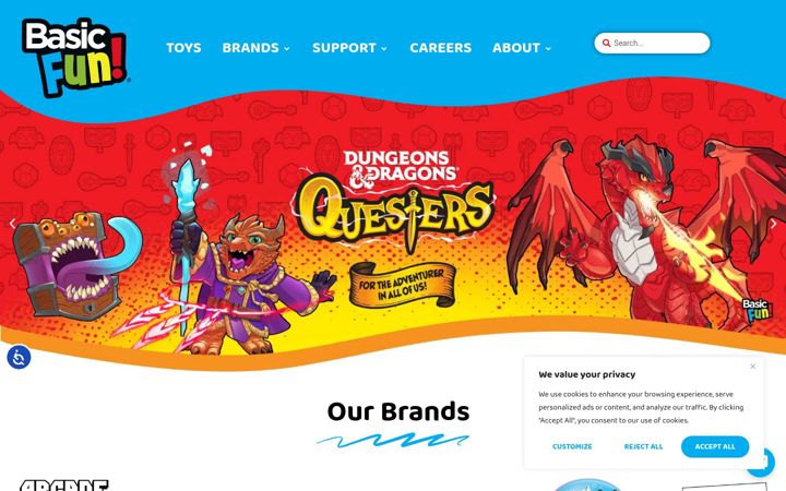Screenshot of basicfun.com