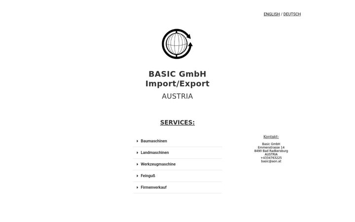 Screenshot of basicgmbh.com
