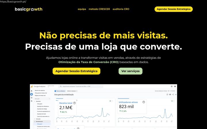 Screenshot of basicgrowth.pt