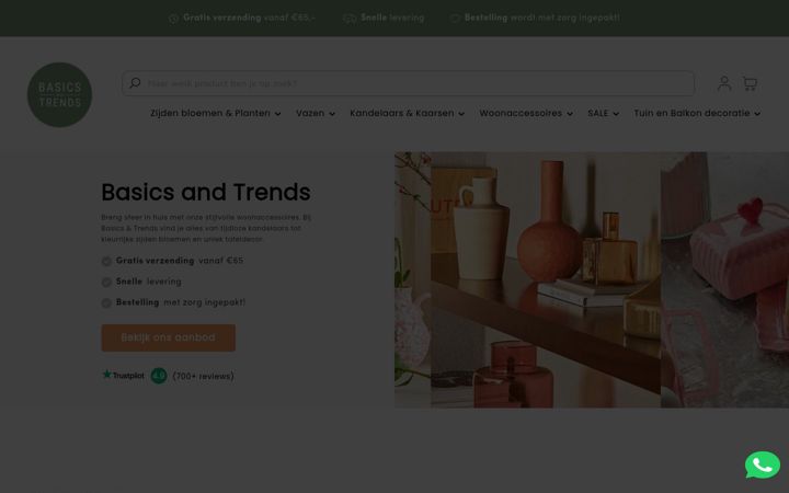 Screenshot of basicsandtrends.nl