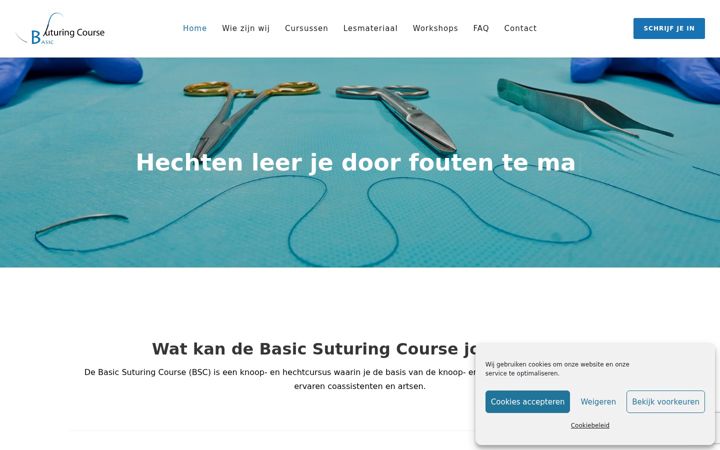 Zrzut ekranu basicsuturingcourse.nl