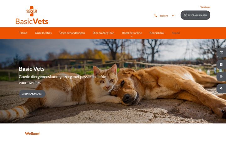 Screenshot of basicvets.nl