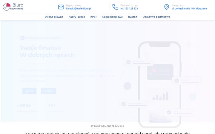 Screenshot von basik-biuro.pl