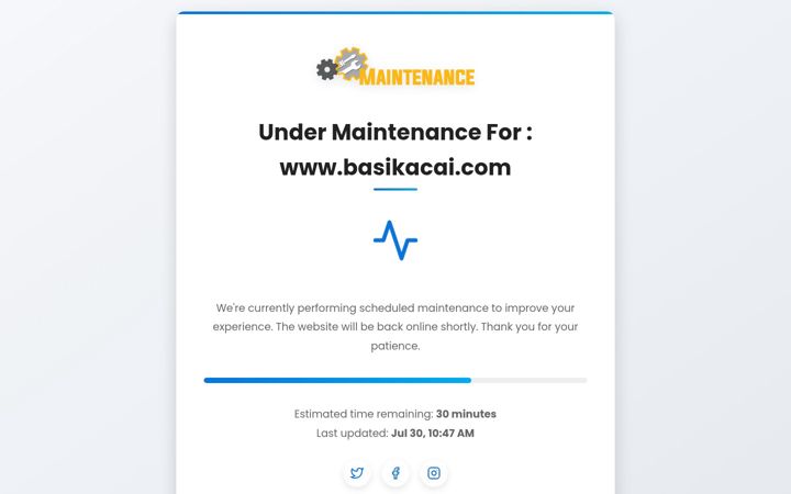Screenshot of basikacai.com