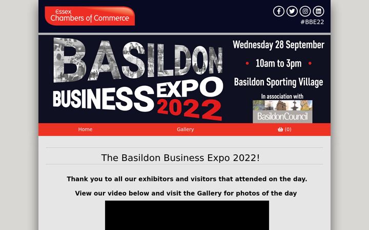 Screenshot of basildonbusinessexpo.co.uk