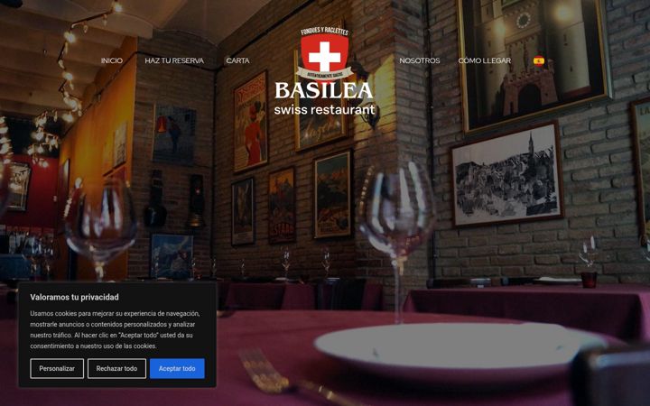 Screenshot of basileabcn.com